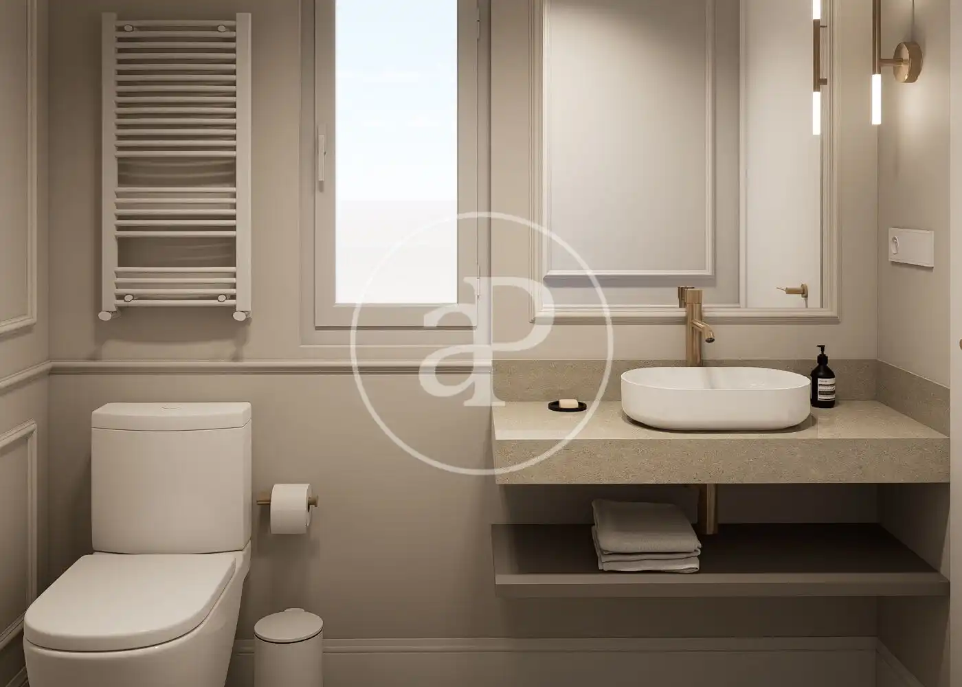 Bathroom of Flat for sale in Madrid  with Air Conditioner, Heating and Terrace