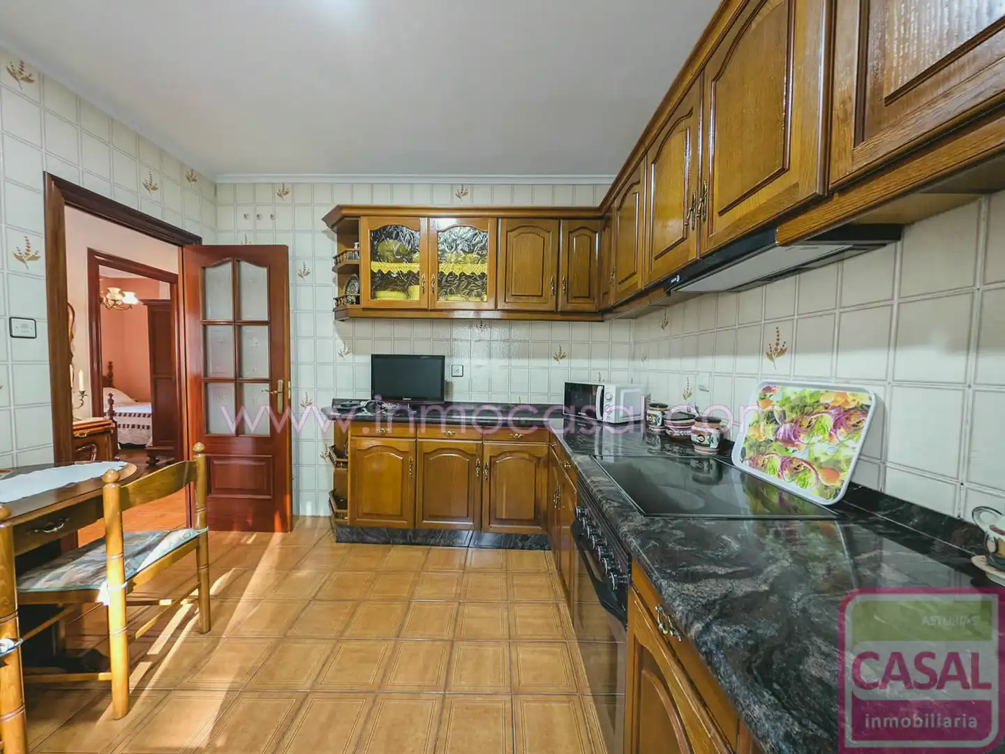Kitchen of Flat for sale in Mieres (Asturias)  with Heating, Storage room and Furnished