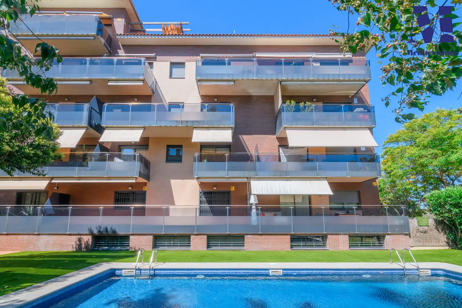 Exterior view of Flat for rent in Castelldefels  with Air Conditioner, Heating and Parquet flooring