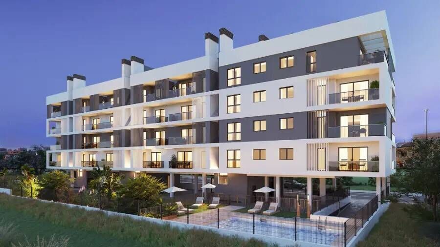 Vista exterior de Apartamento en venta en Alicante / Alacant con Aire acondicionado, Terraza y Balcón