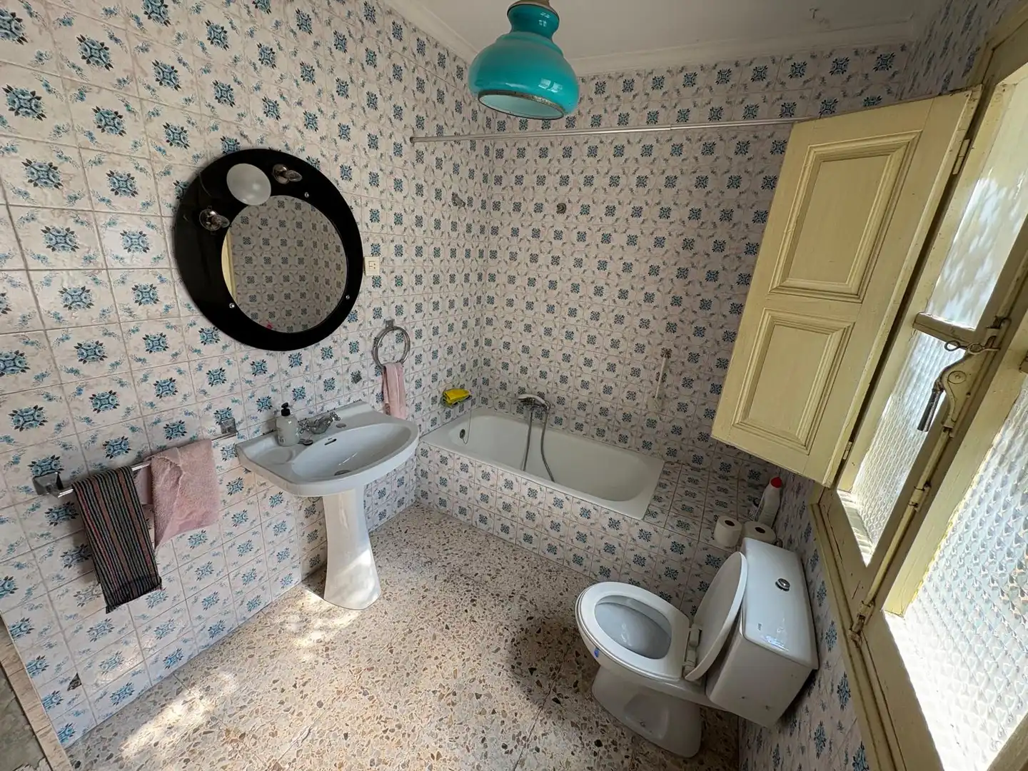 Baño de Finca rústica en venta en Canalejas de Peñafiel con Jardín privado, Terraza y Amueblado