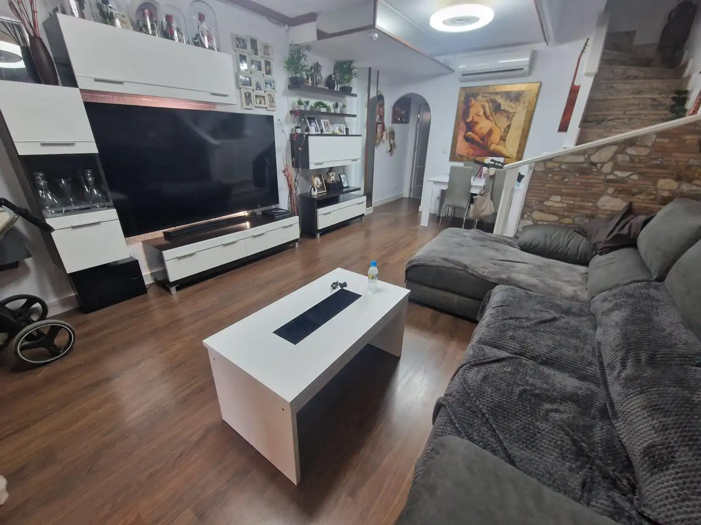 Sala de estar de Casa adosada en venta en Águilas con Aire acondicionado
