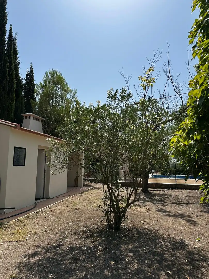 Garden of Houses for sale in Muro de Alcoy  with Heating, Swimming Pool and Furnished