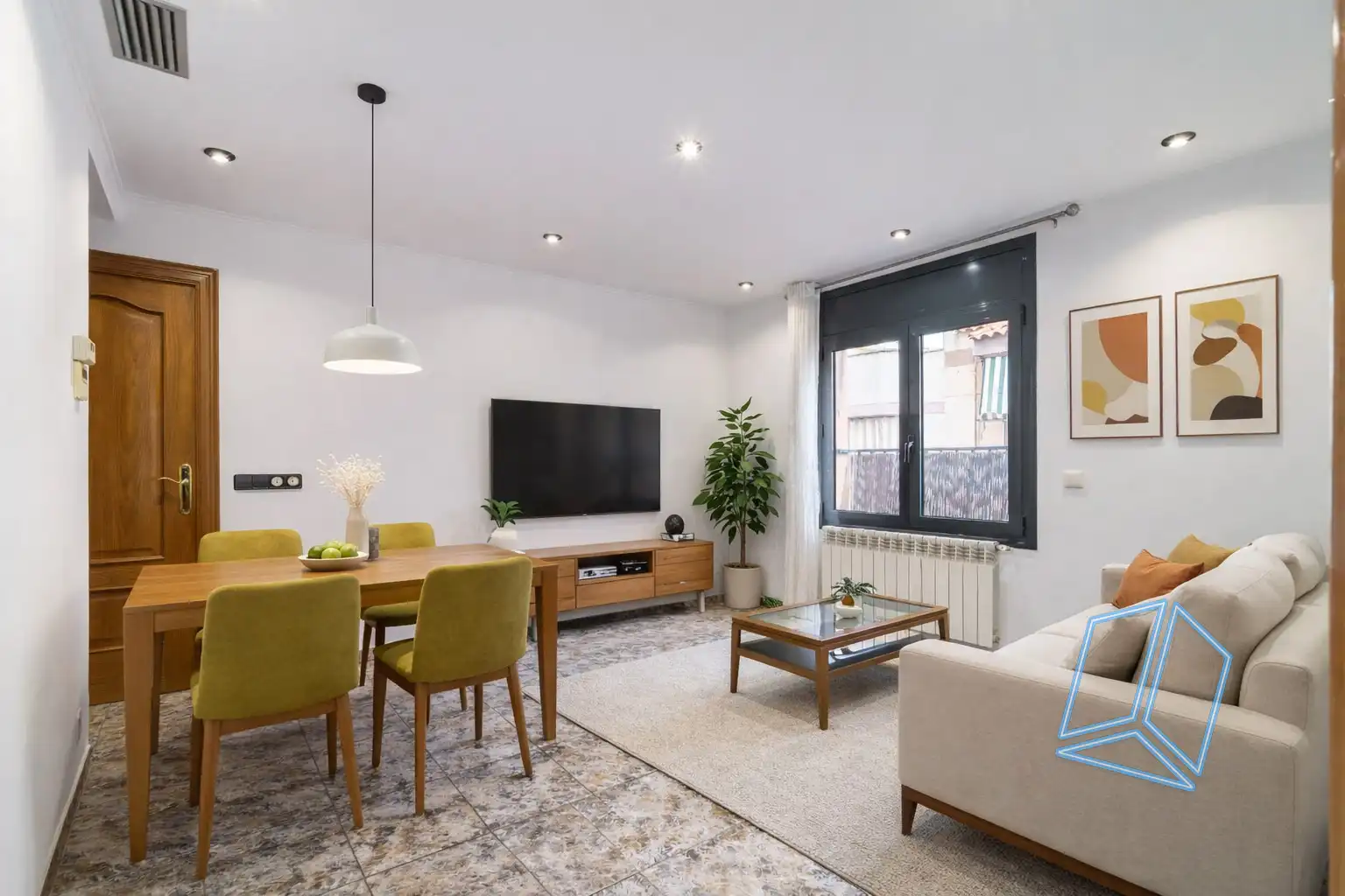 Living room of Flat for sale in Sant Joan Despí  with Balcony