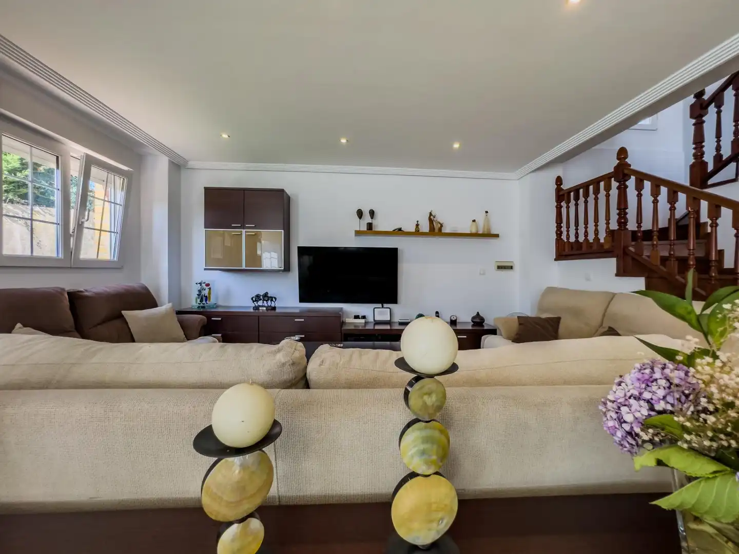 Sala de estar de Casa o chalet en venta en Camargo con Calefacción, Jardín privado y Parquet