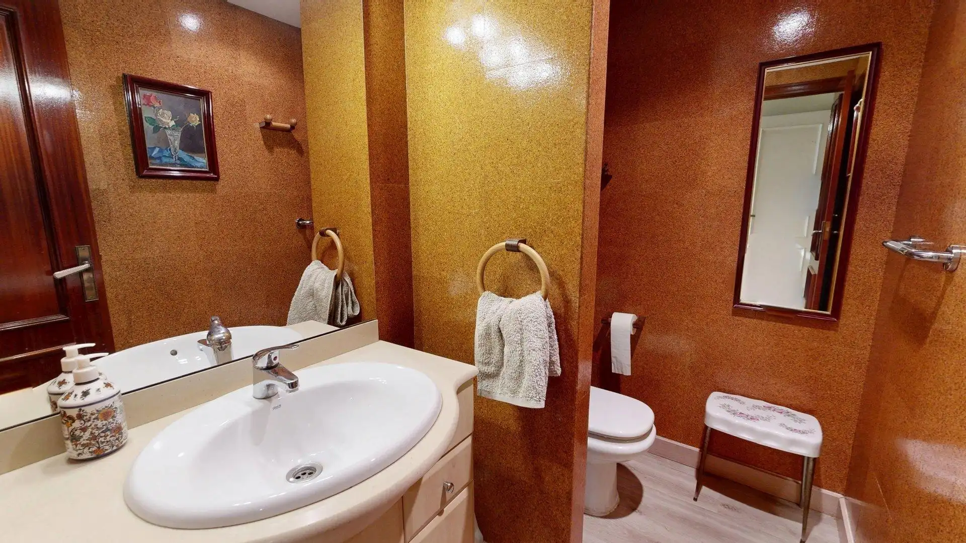 Baño de Casa o chalet en venta en Zaragoza con Aire acondicionado, Calefacción y Jardín privado