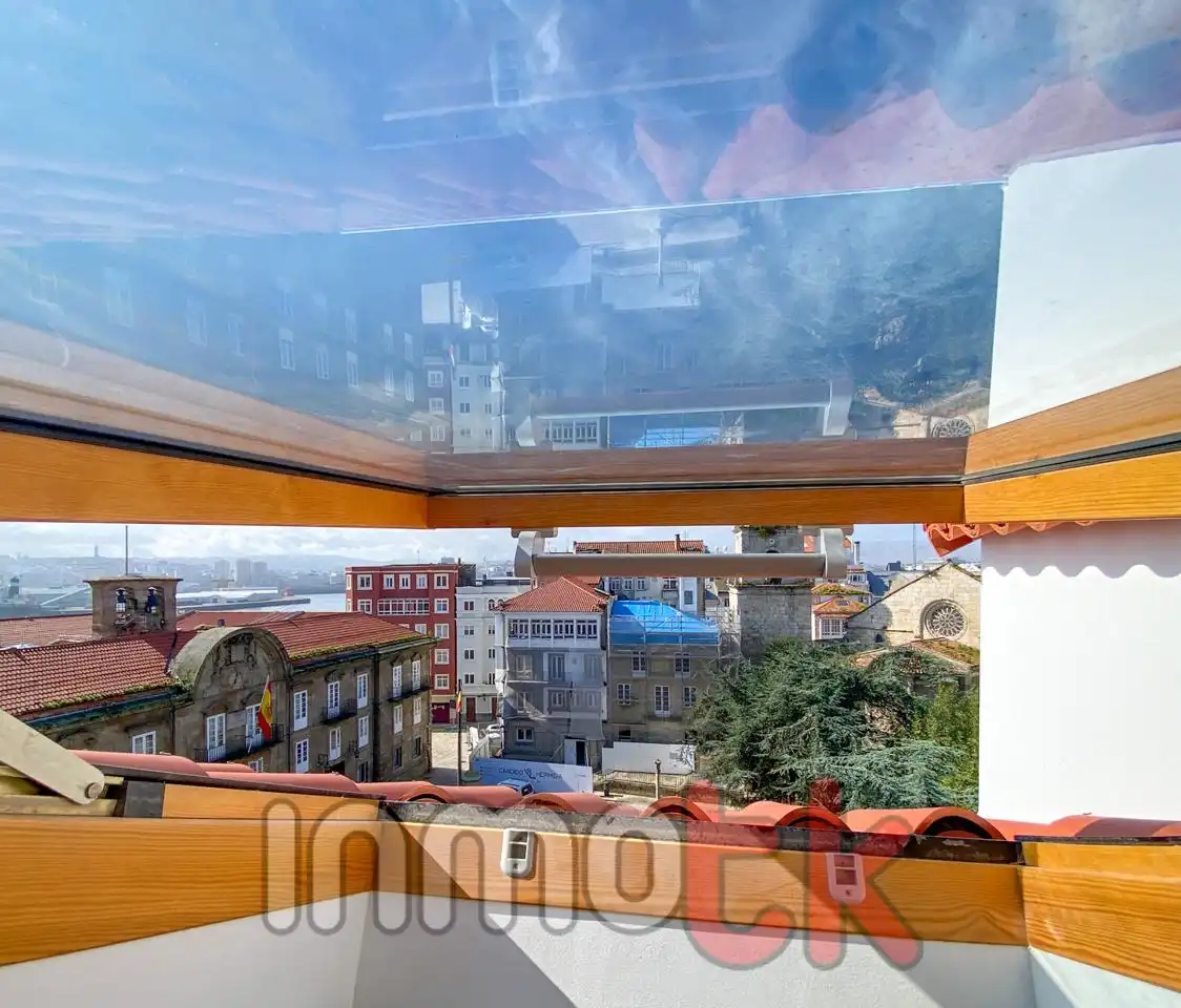 Terrasse von Wohnung zur Miete in A Coruña Capital  mit Heizung