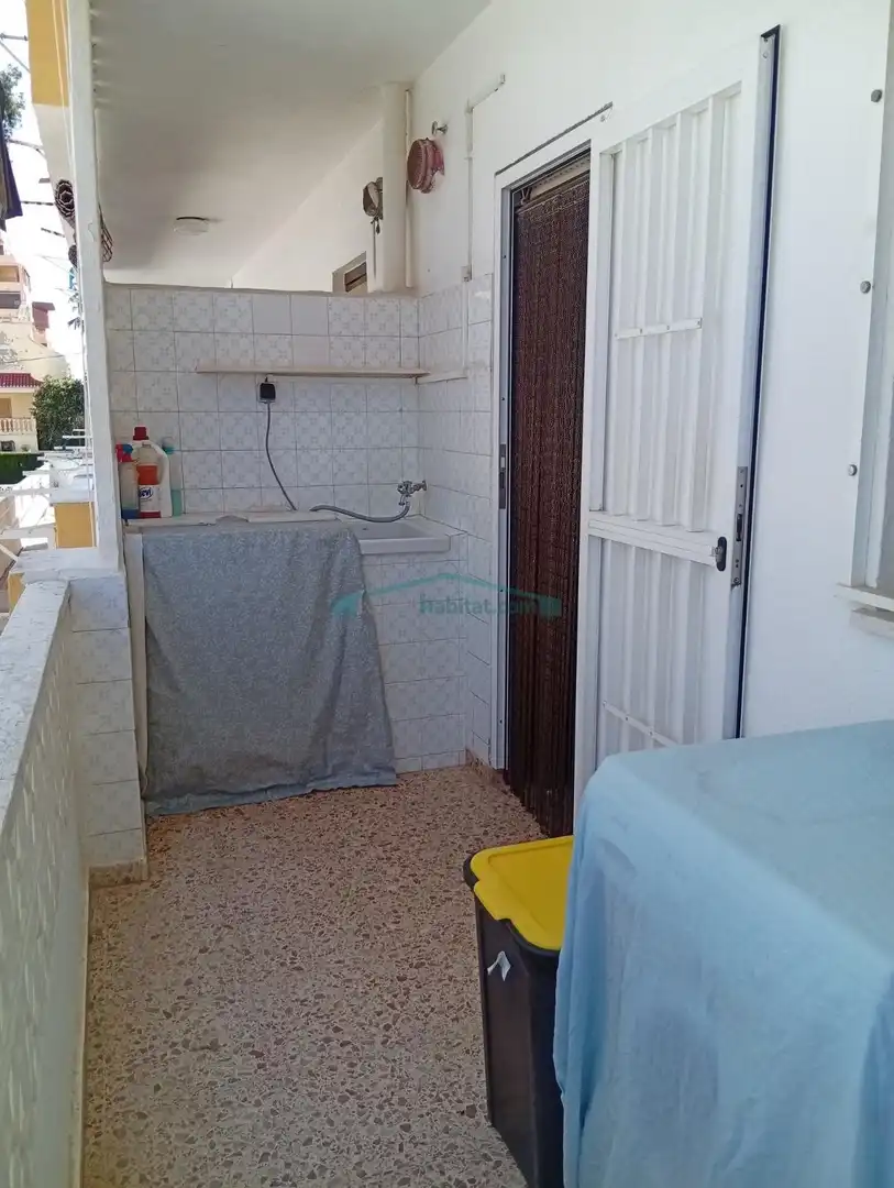 Cocina de Apartamento en venta en Tavernes de la Valldigna con Terraza y Balcón