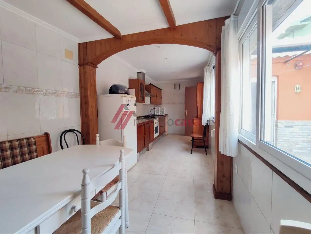 Kitchen of Houses for rent in Ferrol  with Private garden, Terrace and Furnished