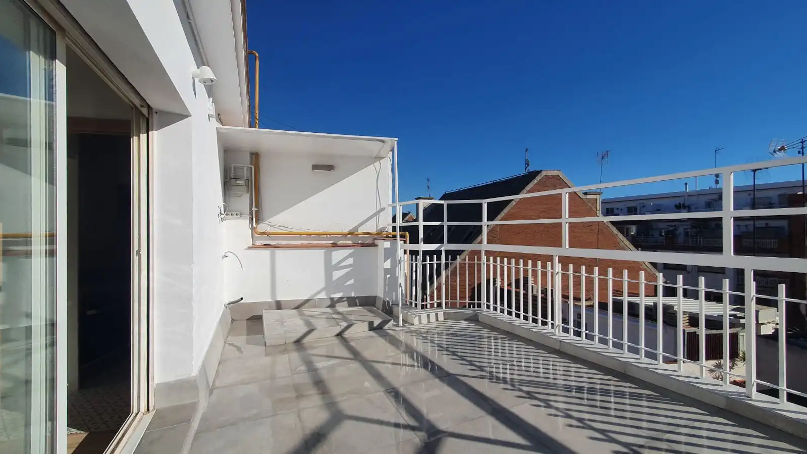 Terraza de Ático de alquiler en Barcelona con Aire acondicionado, Calefacción y Parquet
