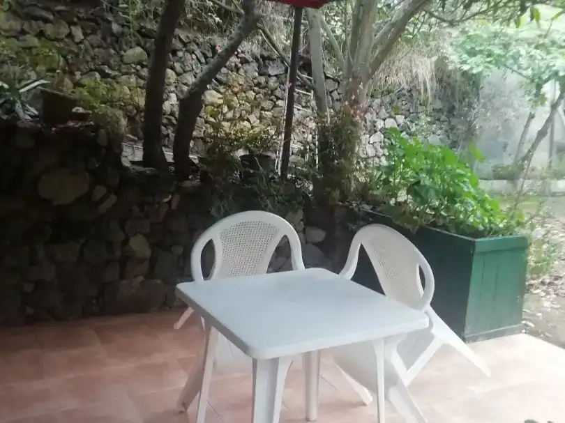 Terrassa de Finca rústica per a compartir en San Juan de la Rambla amb Aire condicionat, Jardí privat i Moblat