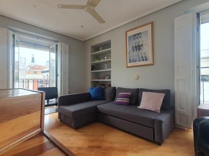 Living room of Attic for sale in  Madrid Capital  with Air Conditioner, Heating and Terrace
