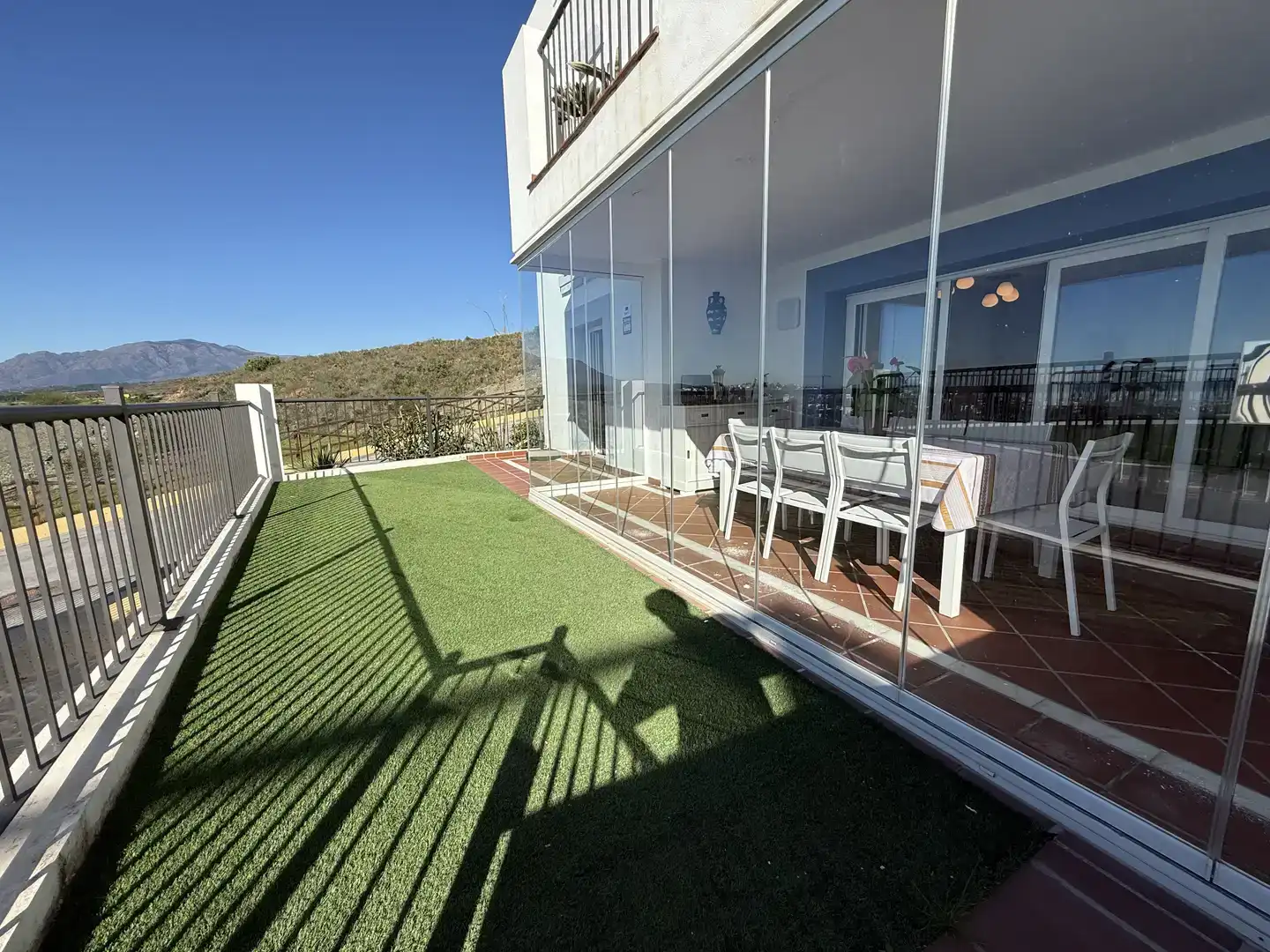 Terrace of Flat for sale in Benahavís  with Air Conditioner and Swimming Pool