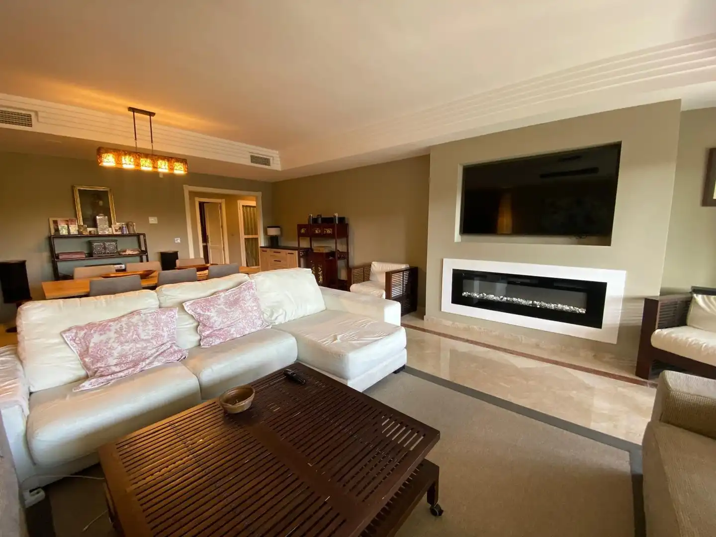 Sala de estar de Piso en venta en San Roque con Aire acondicionado, Jardín privado y Terraza