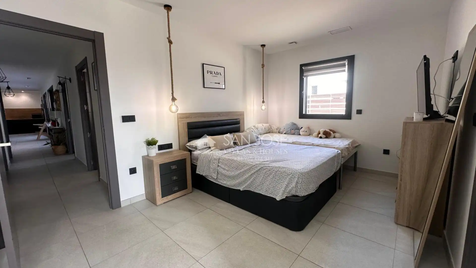 Dormitori de Casa o xalet de lloguer en Aspe amb Aire condicionat, Calefacció i Jardí privat