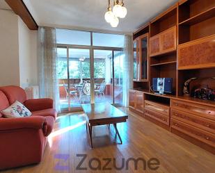 Living room of Flat to rent in  Madrid Capital  with Heating, Parquet flooring and Terrace