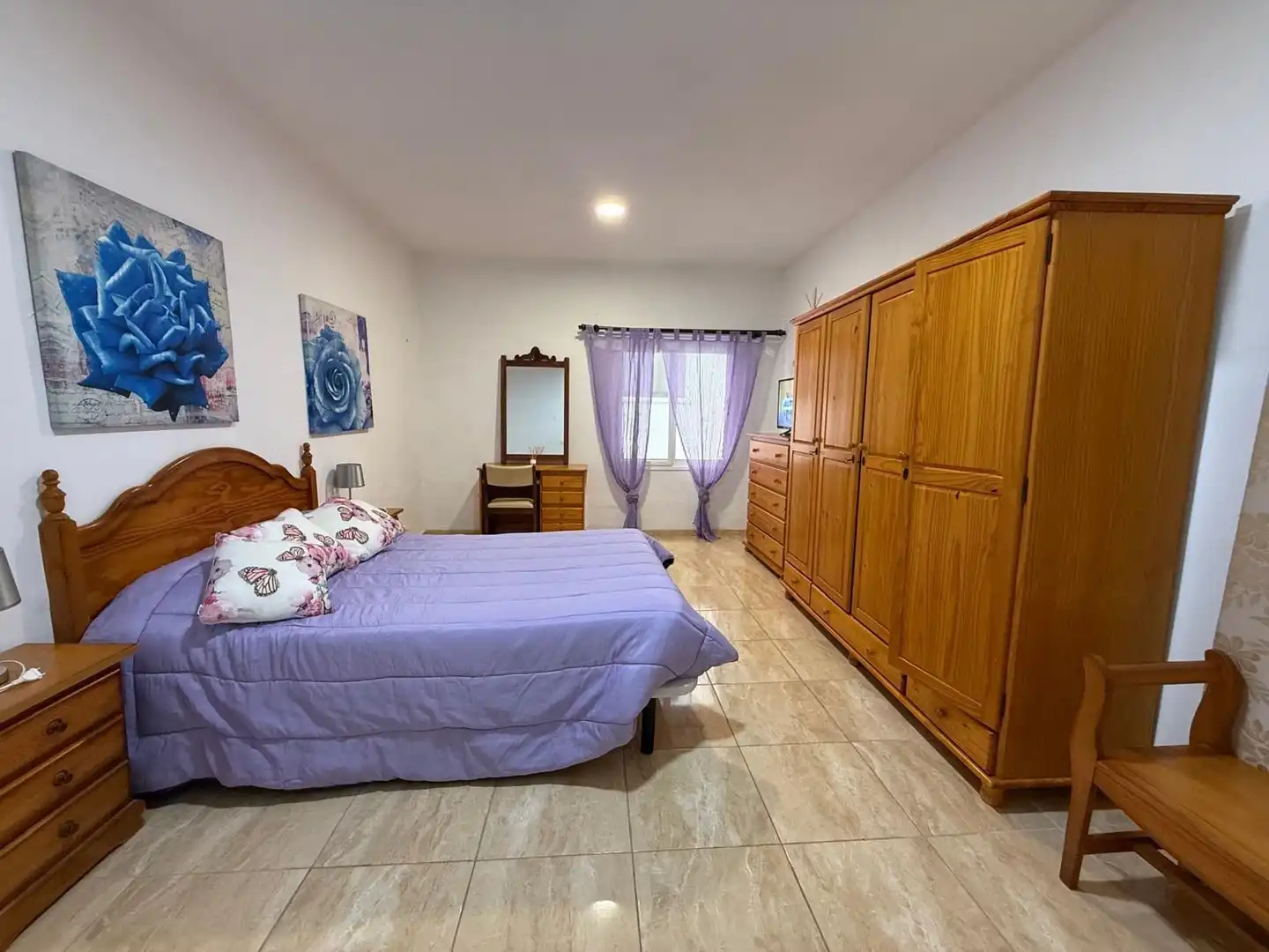 Bedroom of Flat for rent in Granadilla de Abona  with Air Conditioner, Heating and Furnished