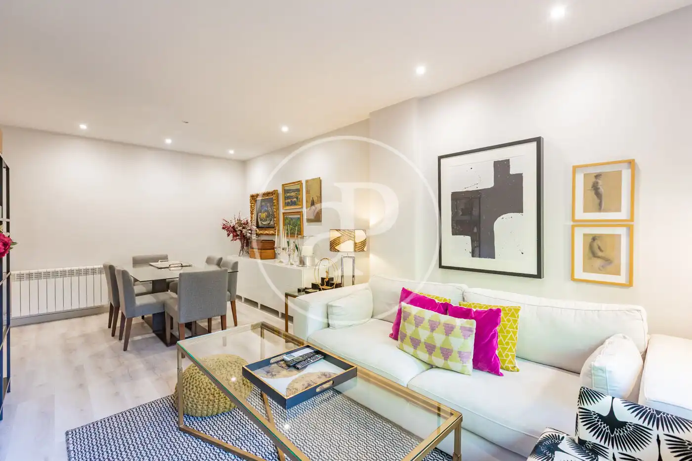 Sala de estar de Piso en venta en Madrid con Aire acondicionado, Calefacción y Jardín privado