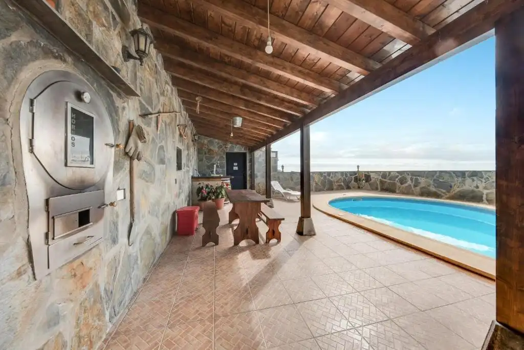 Terraza de Casa o chalet de alquiler en Adeje con Aire acondicionado, Calefacción y Jardín privado