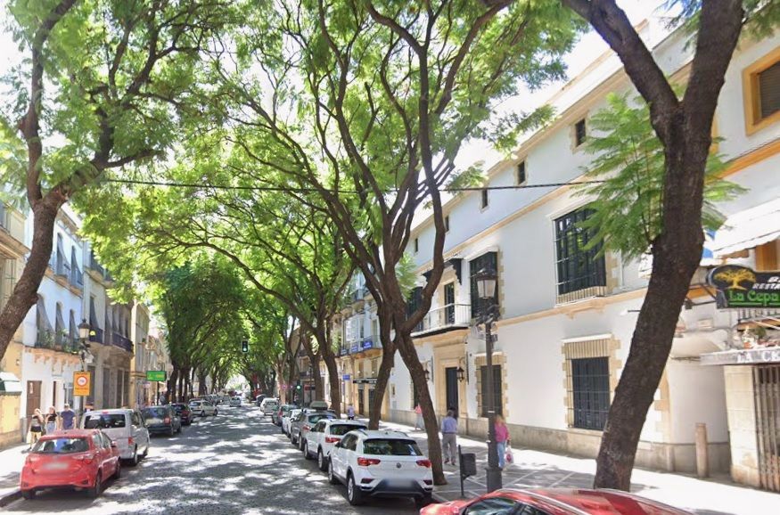 Vista exterior de Casa adosada en venda en Jerez de la Frontera amb Aire condicionat, Terrassa i Traster