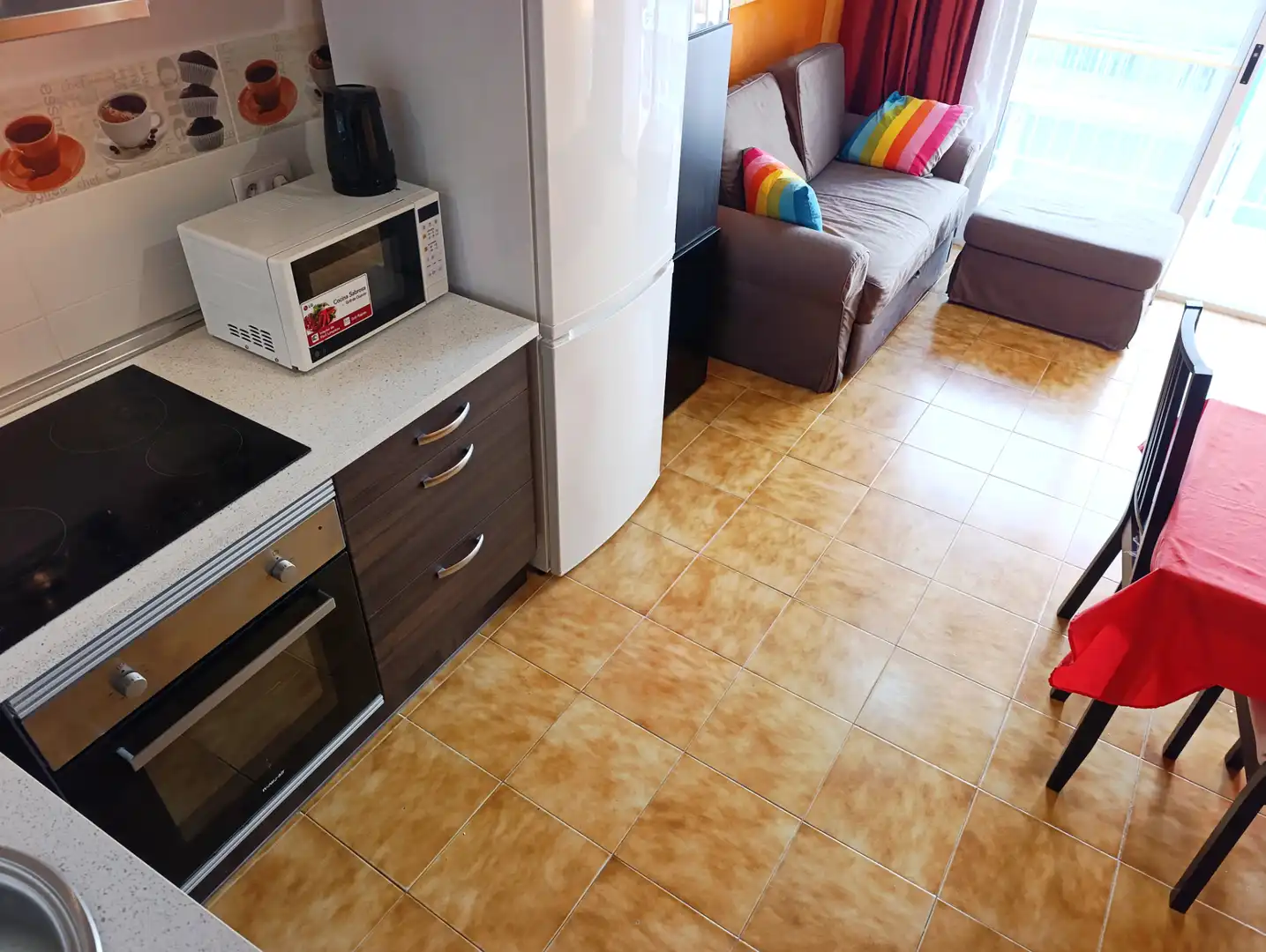 Cuina de Apartament en venda en Pineda de Mar amb Terrassa, Moblat i Forn