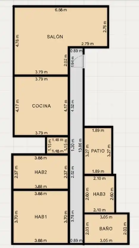 Piso en venta en Elche / Elx con Calefacción