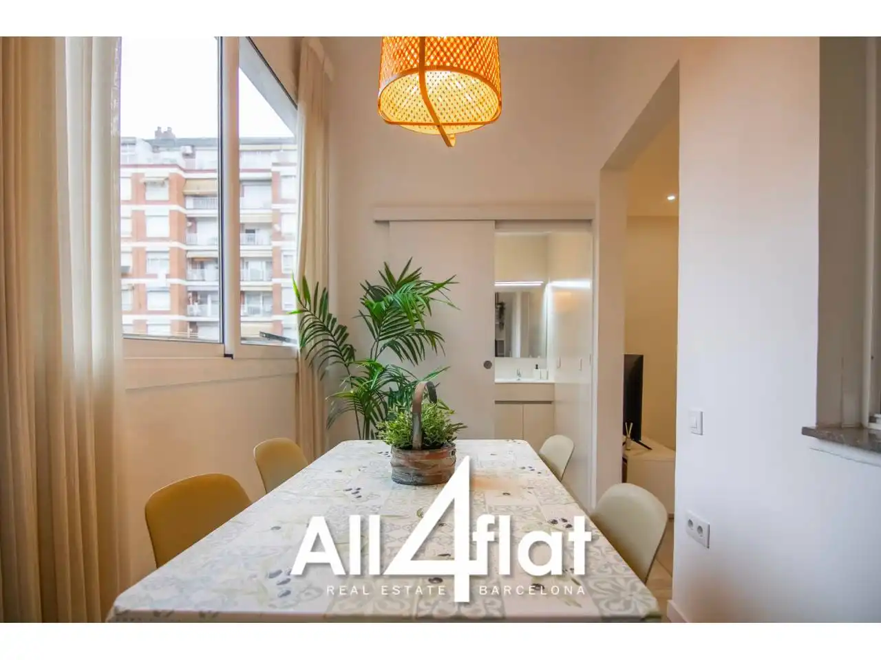 Dining room of Flat for rent in Barcelona  with Furnished and Alarm