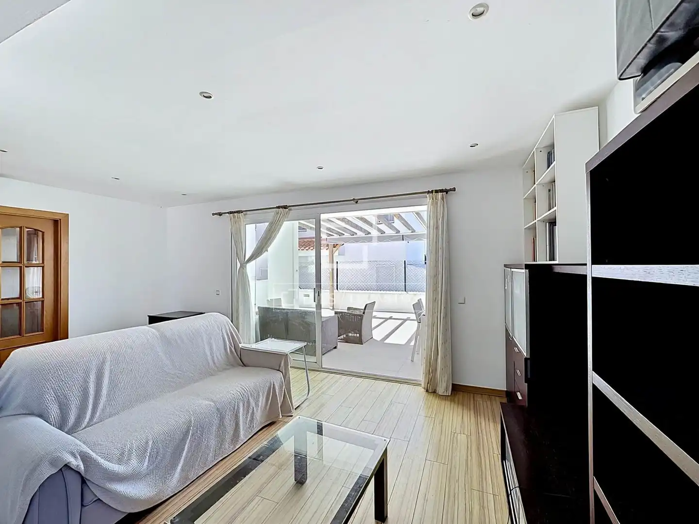 Sala d'estar de Casa o xalet en venda en Es Mercadal amb Aire condicionat, Calefacció i Parquet