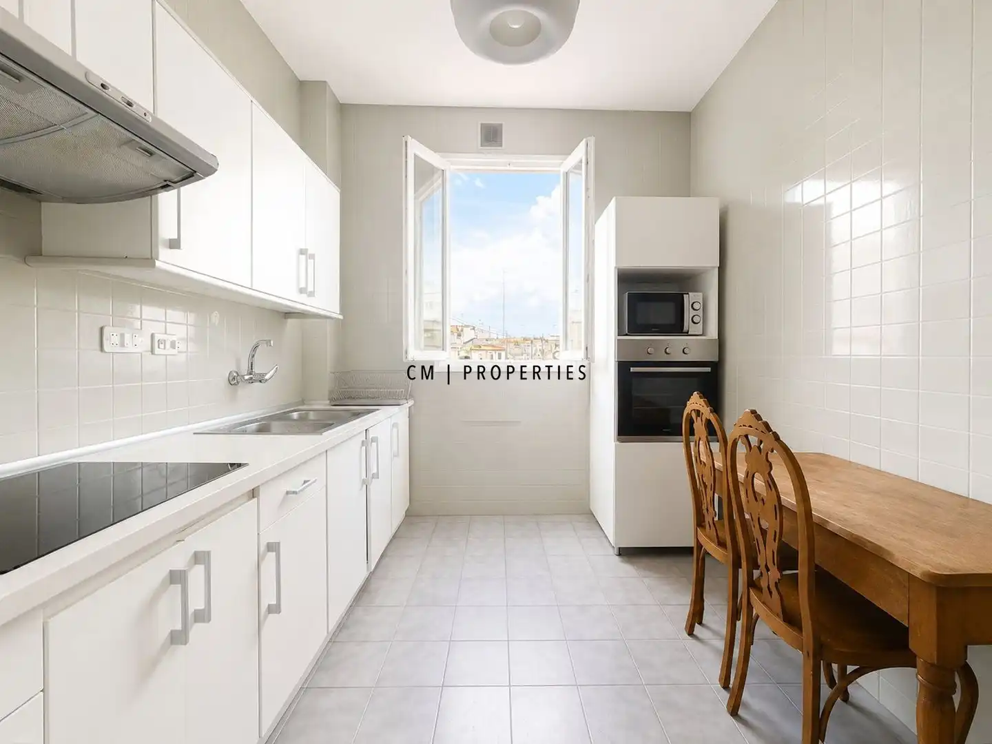 Cocina de Piso de alquiler en Valencia con Aire acondicionado, Calefacción y Amueblado