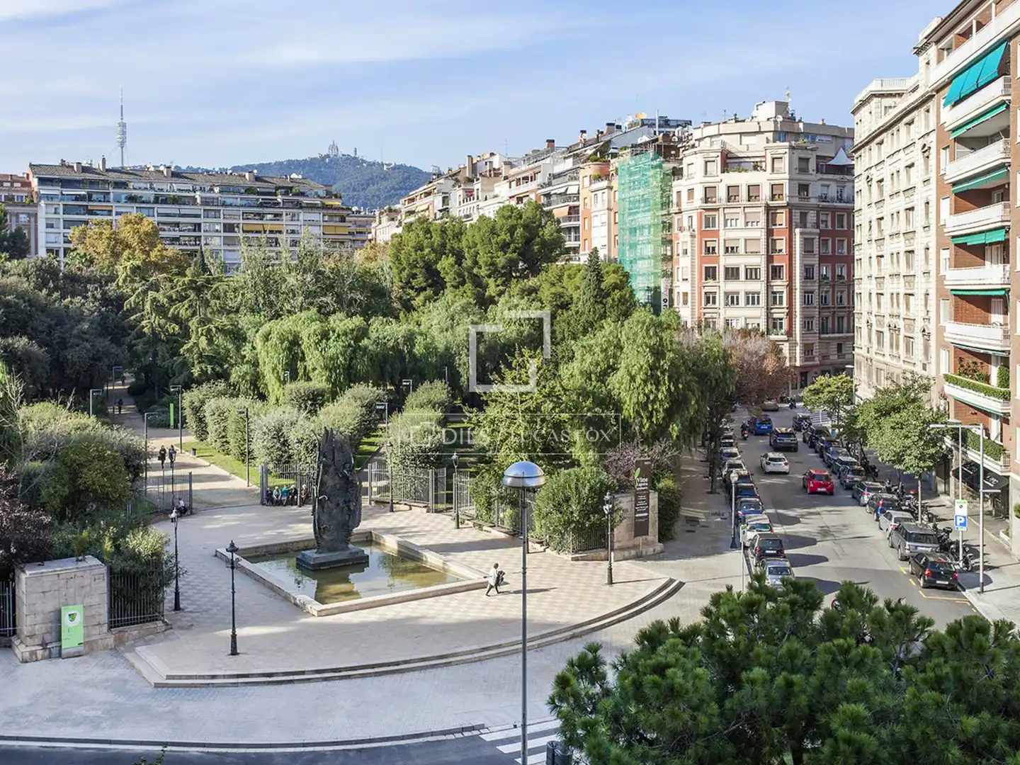 Exterior view of Flat for sale in Barcelona  with Air Conditioner and Heating