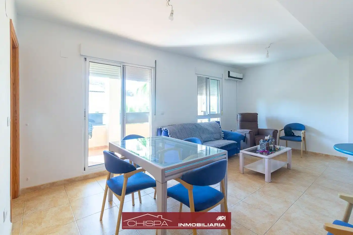 Sala d'estar de Pis en venda en Náquera amb Aire condicionat, Jardí privat i Terrassa