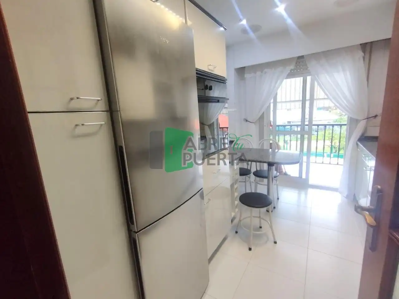 Kitchen of Flat for sale in Ourense Capital   with Heating, Parquet flooring and Storage room