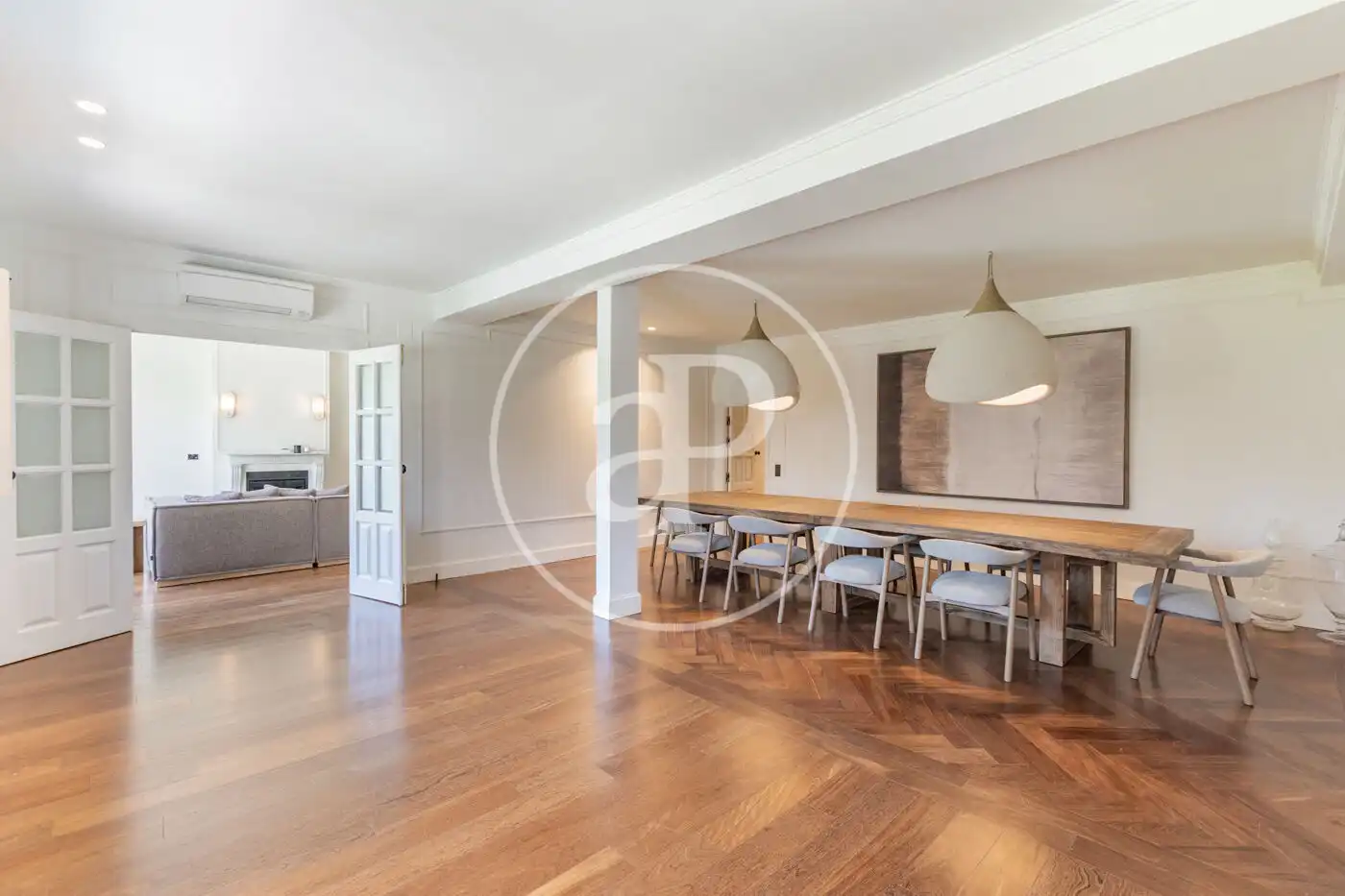 Dining room of Houses for rent in Madrid  with Air Conditioner, Heating and Private garden