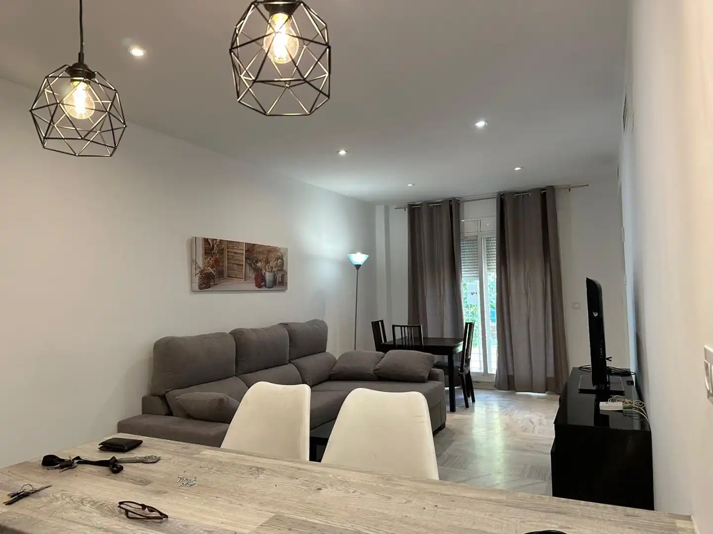 Sala de estar de Piso de alquiler en Tomares