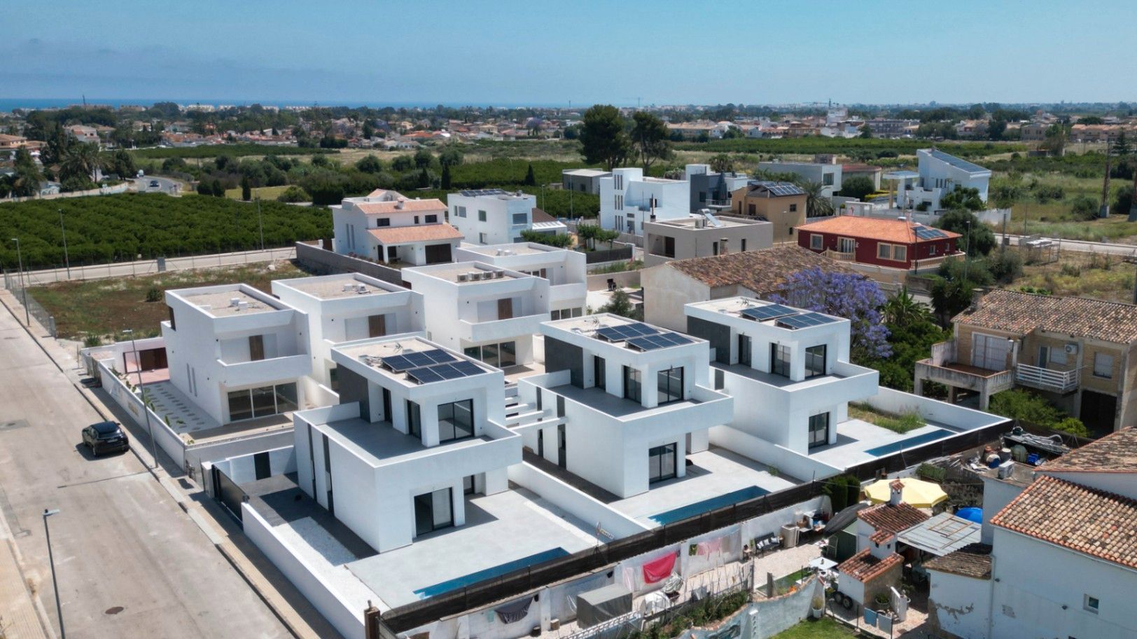 Vista exterior de Casa o xalet en venda en El Verger amb Aire condicionat, Calefacció i Jardí privat