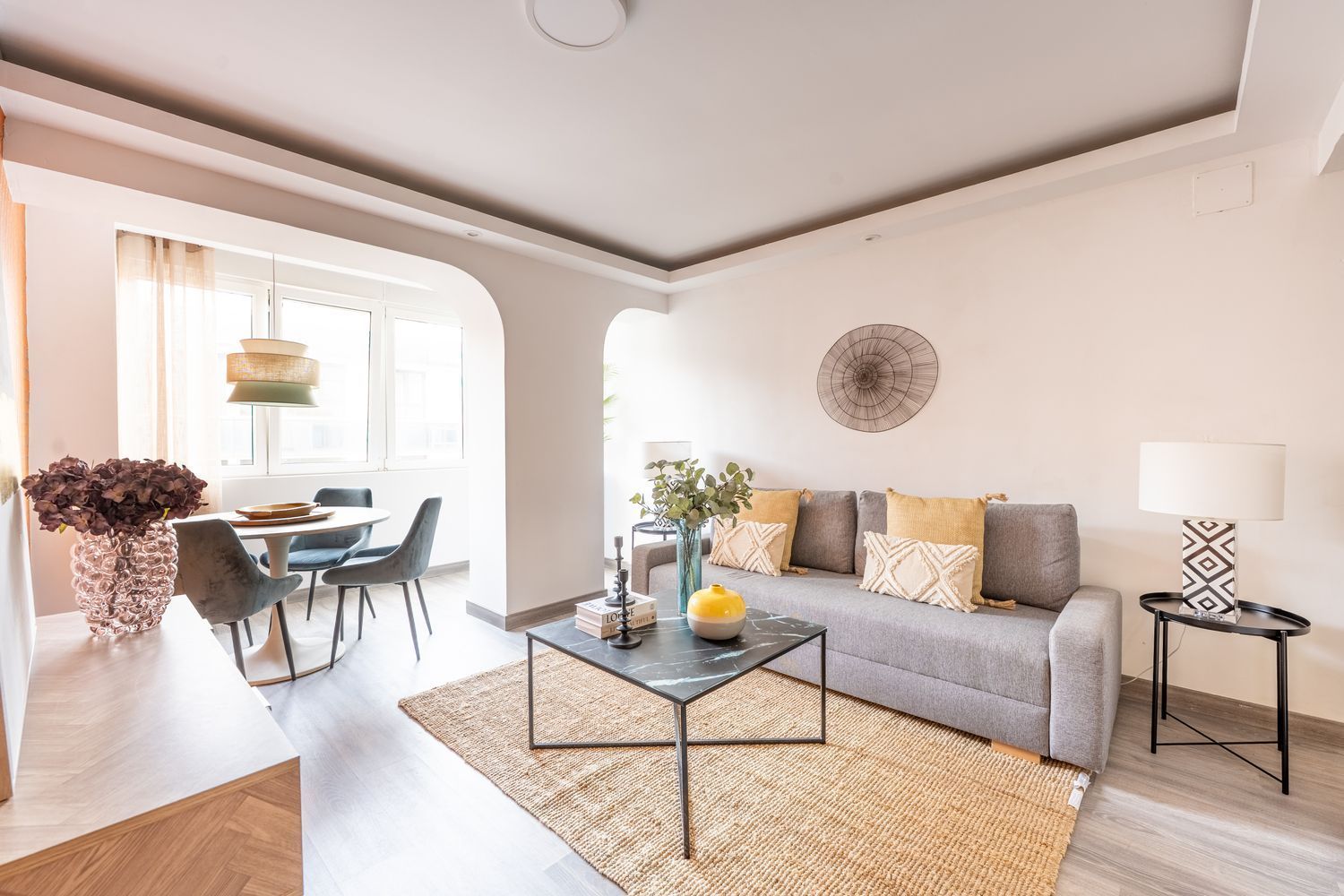 Living room of Flat for sale in Gijón   with Heating and Swimming Pool