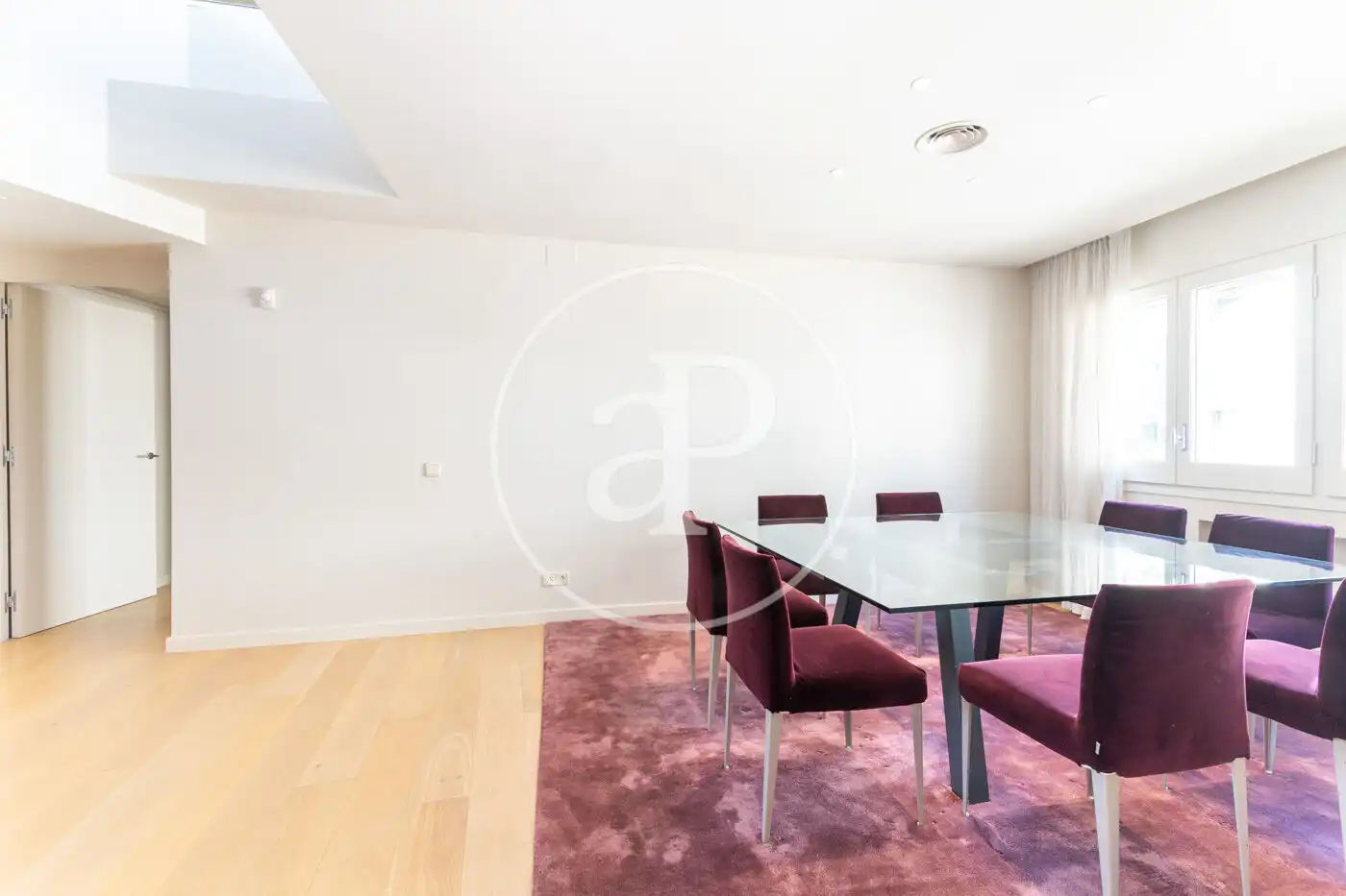 Dining room of Flat for rent in Barcelona  with Air Conditioner, Heating and Terrace
