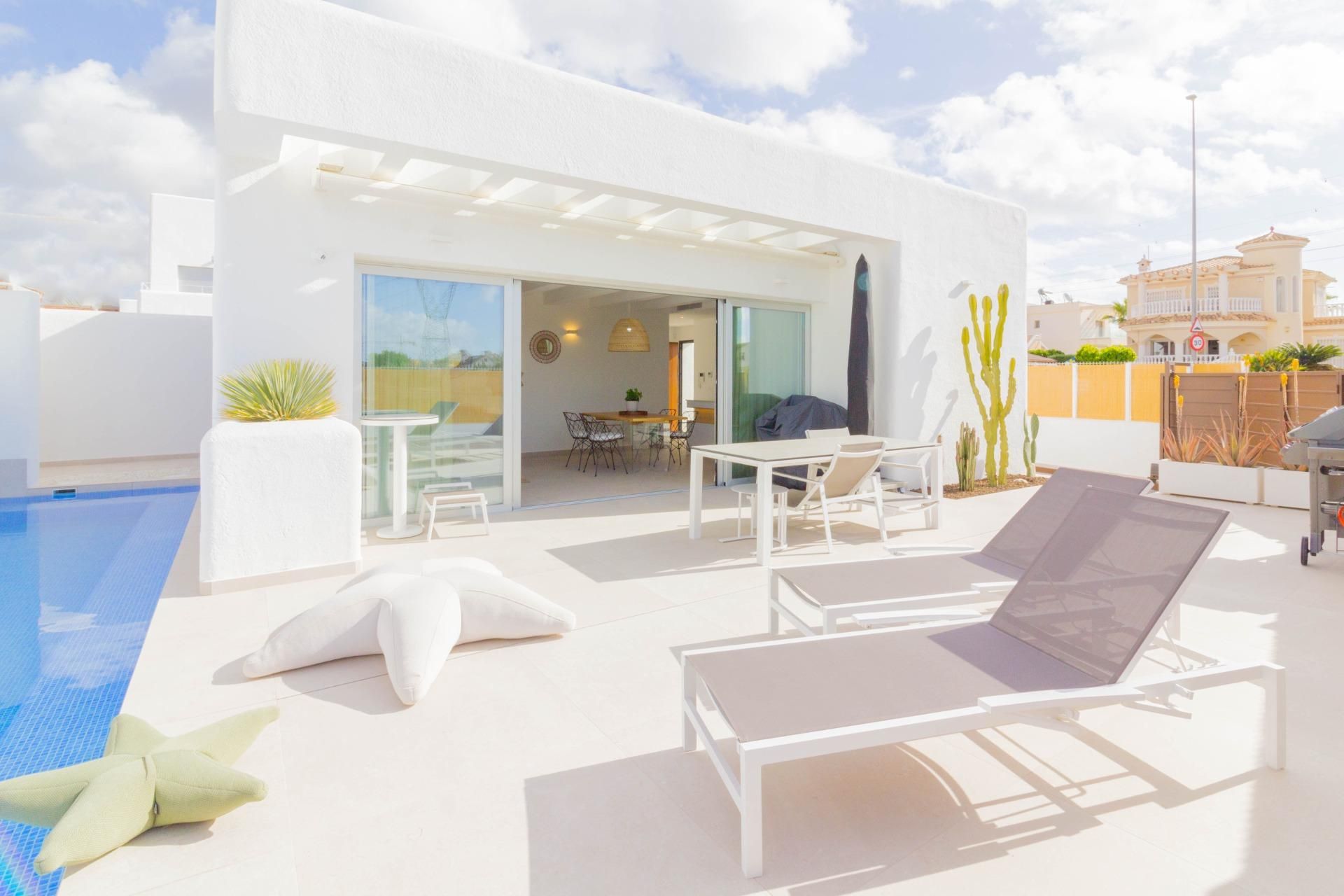 Terraza de Casa o chalet en venta en San Fulgencio con Jardín privado, Terraza y Piscina