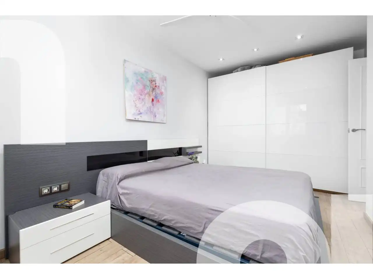 Schlafzimmer von Wohnung zum Verkauf in Les Franqueses del Vallès mit Klimaanlage, Heizung und Privatgarten