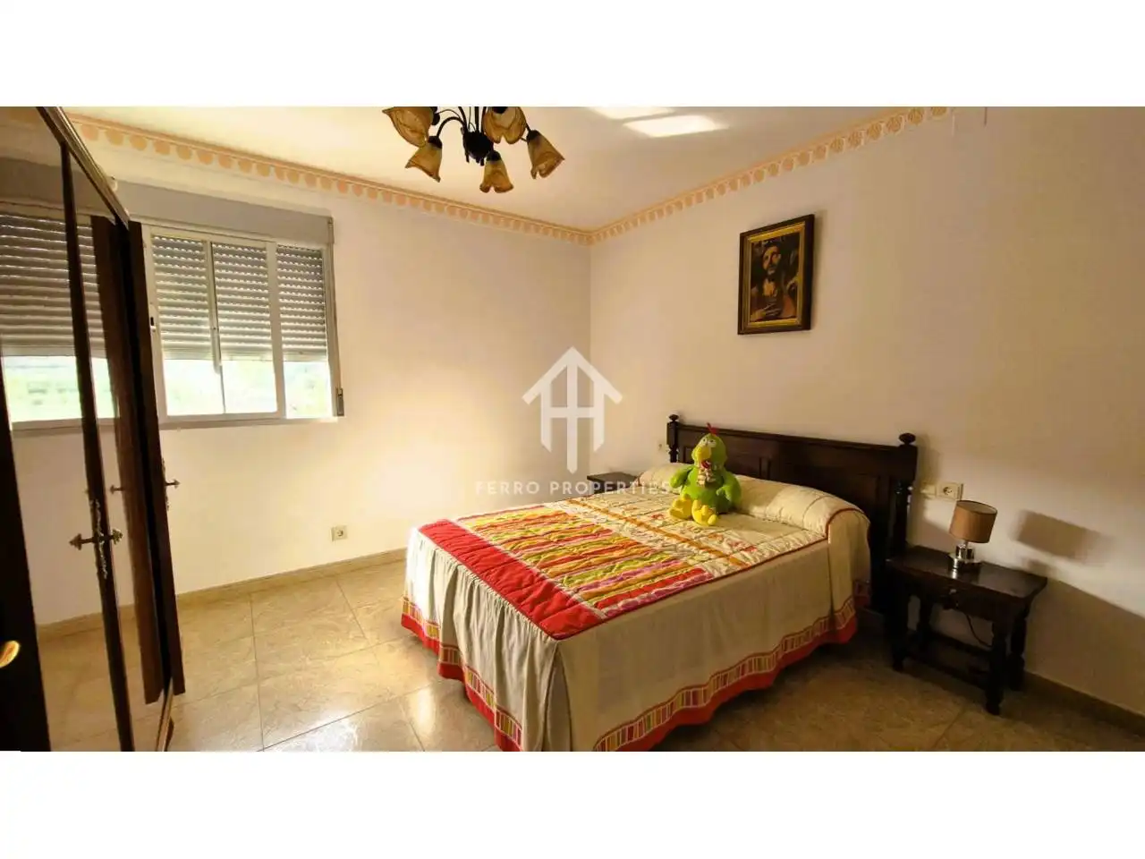 Dormitori de Casa o xalet en venda en Algarinejo amb Jardí privat, Terrassa i Moblat