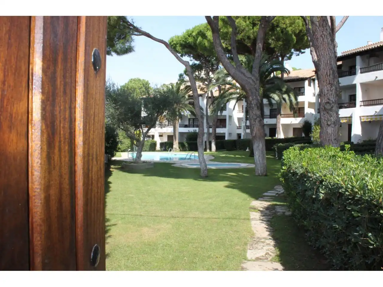 Garden of Flat for sale in L'Escala  with Terrace, Furnished and Community pool