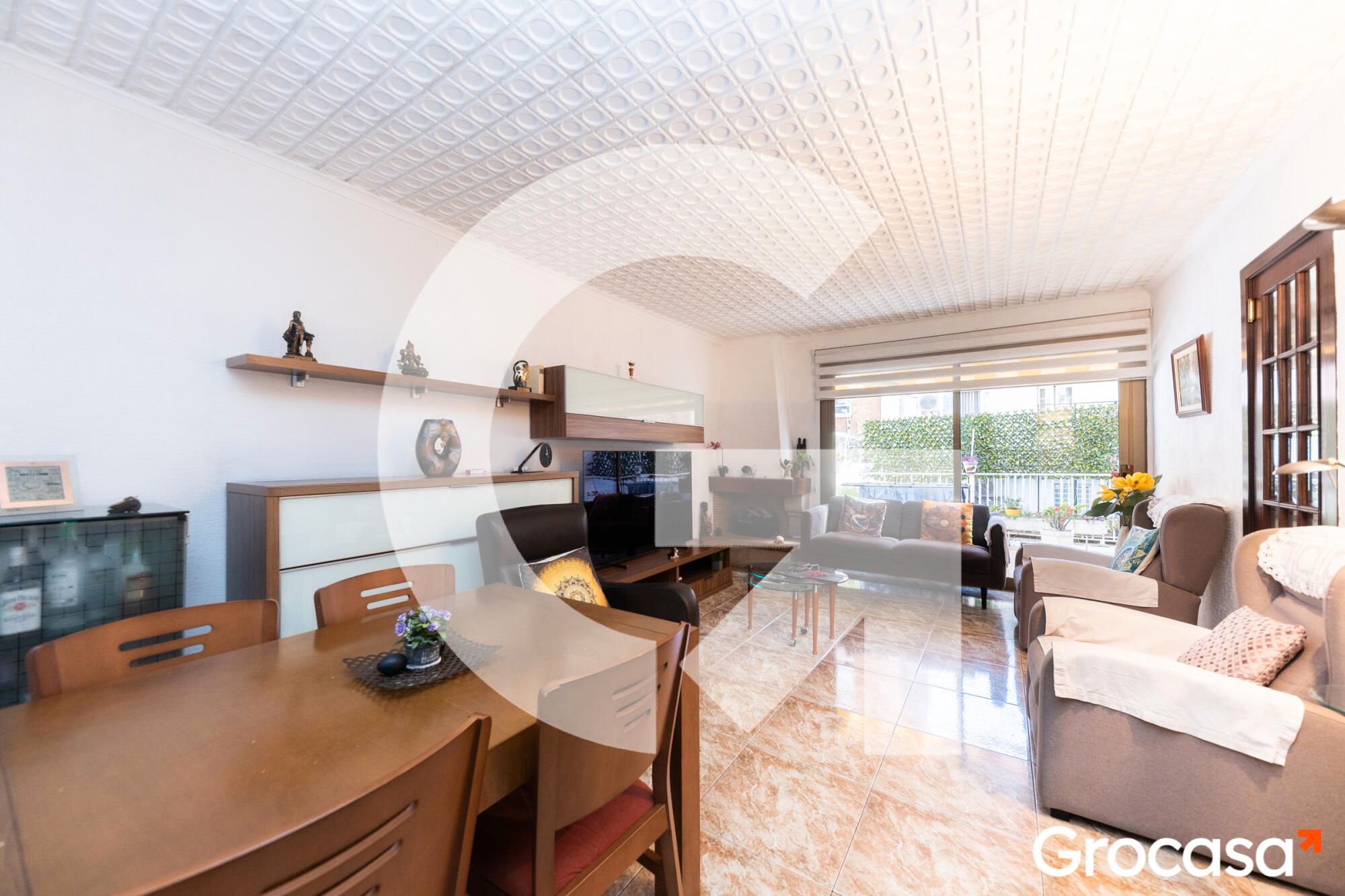Living room of House or chalet for sale in L'Hospitalet de Llobregat  with Air Conditioner, Heating and Private garden