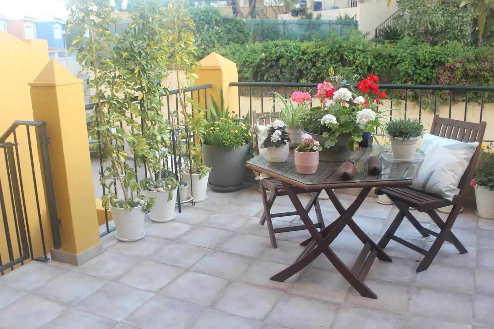 Terraza de Casa adosada en venta en Rincón de la Victoria con Aire acondicionado, Calefacción y Jardín privado