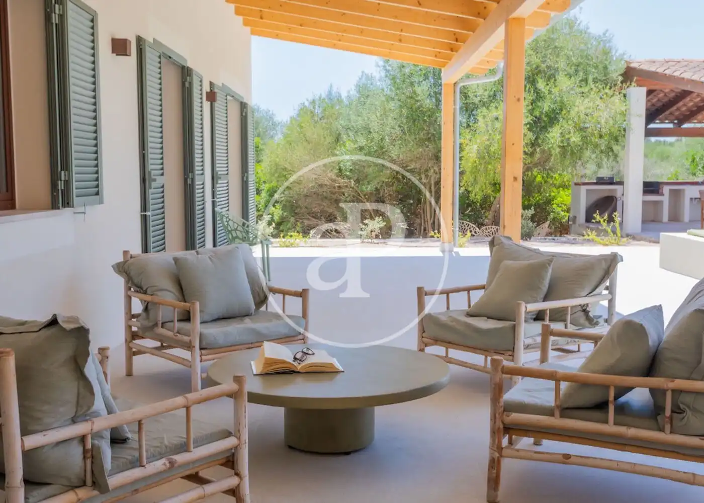 Terrace of Houses for rent in Campos  with Air Conditioner, Heating and Private garden