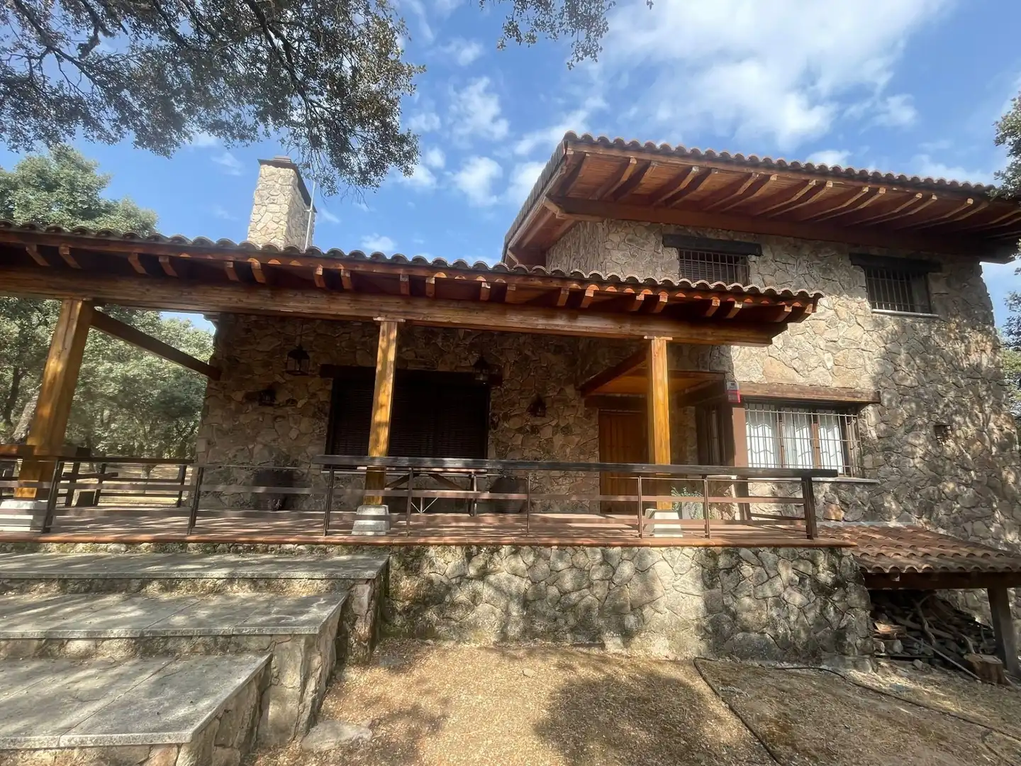 Vista exterior de Finca rústica en venta en El Real de San Vicente con Aire acondicionado, Calefacción y Terraza