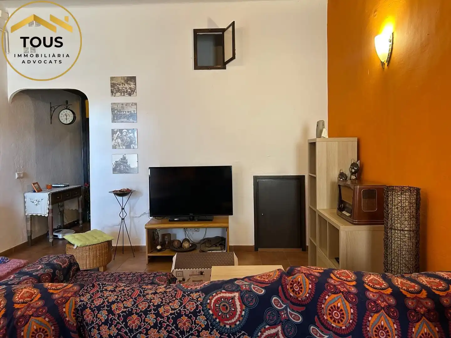 Sala de estar de Finca rústica en venta en Vilassar de Dalt con Calefacción y Terraza