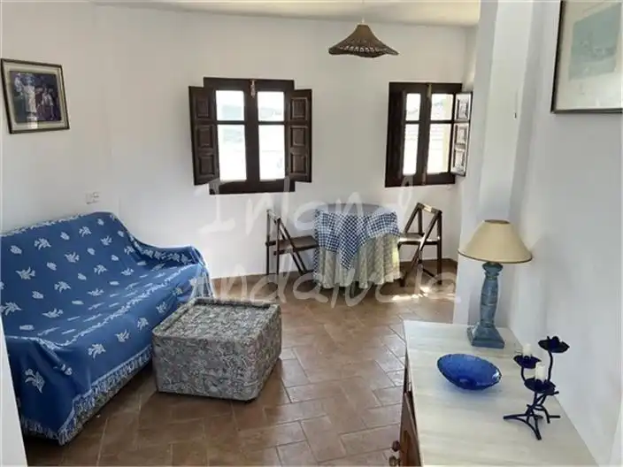 Sala de estar de Casa adosada en venta en Frailes con Terraza, Trastero y Piscina