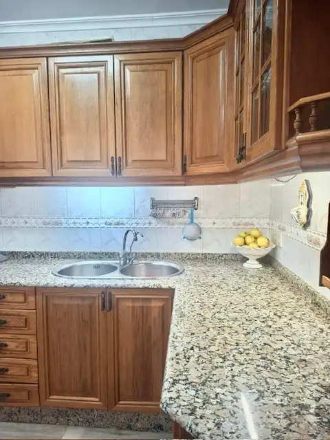 Cocina de Casa o chalet en venta en Alicante / Alacant con Aire acondicionado, Calefacción y Terraza