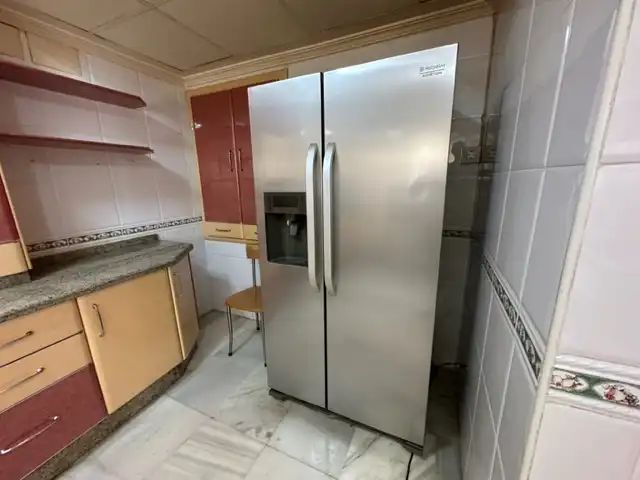 Cocina de Casa adosada en venta en Huelva con Aire acondicionado, Calefacción y Jardín privado