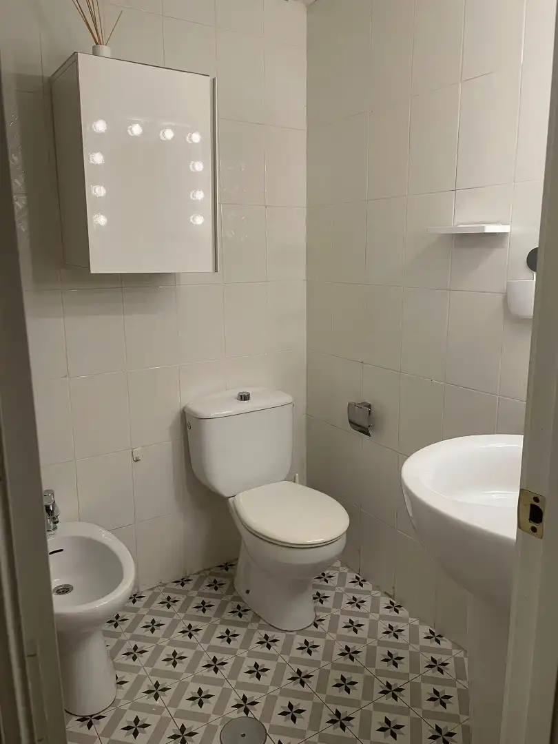 Bathroom of Study for rent in Murcia  with Air Conditioner and Furnished